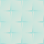 3D Panel Pale Teal